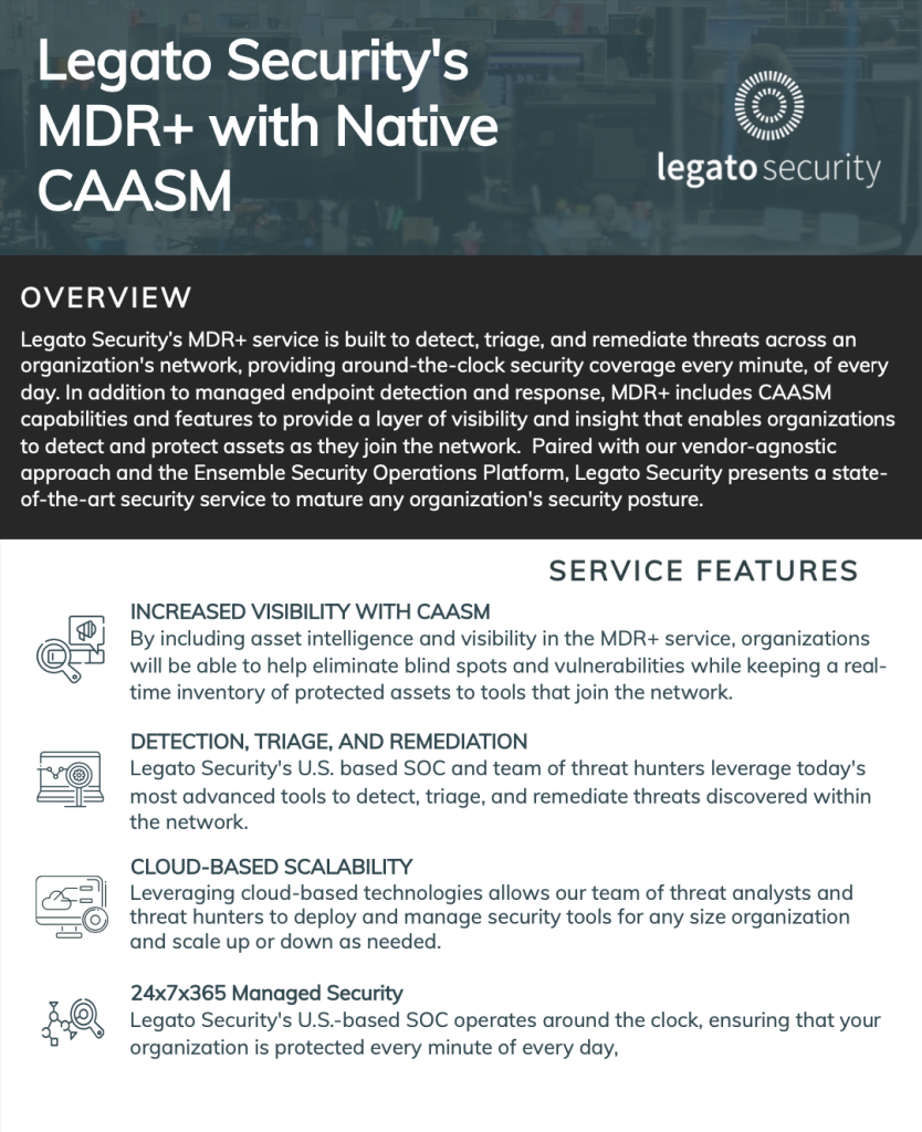 Managed Detection and Response with Native CAASM